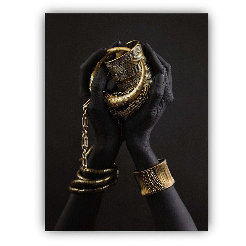 HANDS OF GOLD wall decor