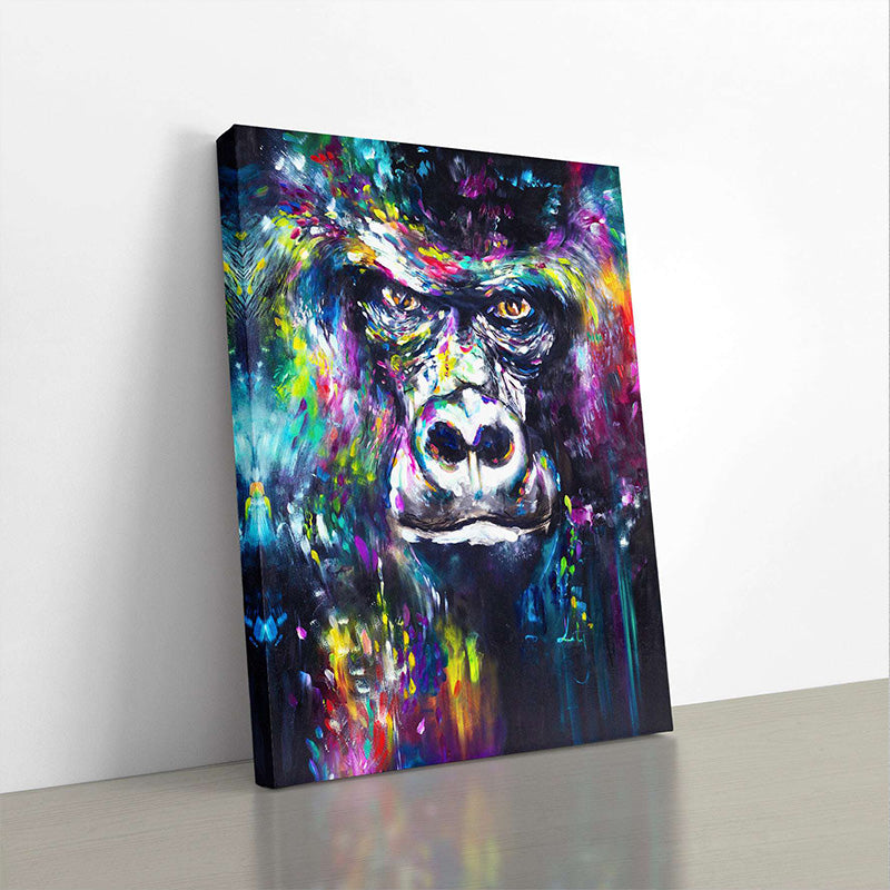 Colorful Abrsaact Painting GORILLA