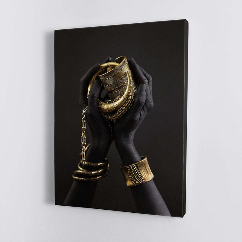 HANDS OF GOLD wall decor