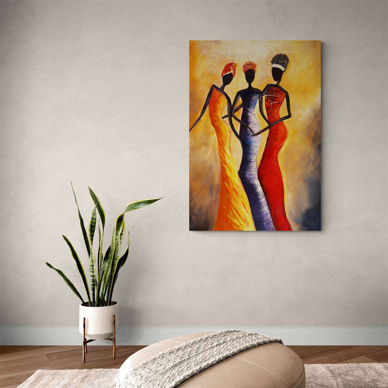 AFRICAN QUEENS PAINTING WALL ART