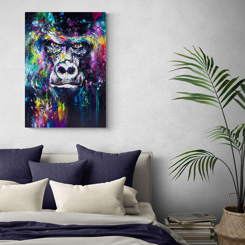 Colorful Abrsaact Painting GORILLA