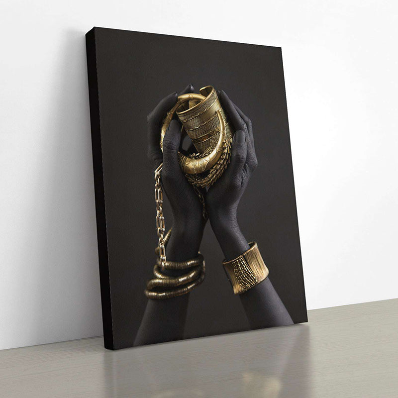 HANDS OF GOLD wall decor