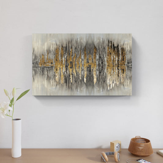 Abstract details canvas acrylic paint